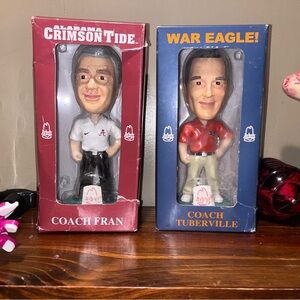 Alabama and Auburn Coach Bobbleheads